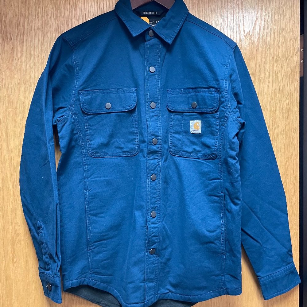 Carhartt Canvas Fleece-Lined Shirt Jac NWT
